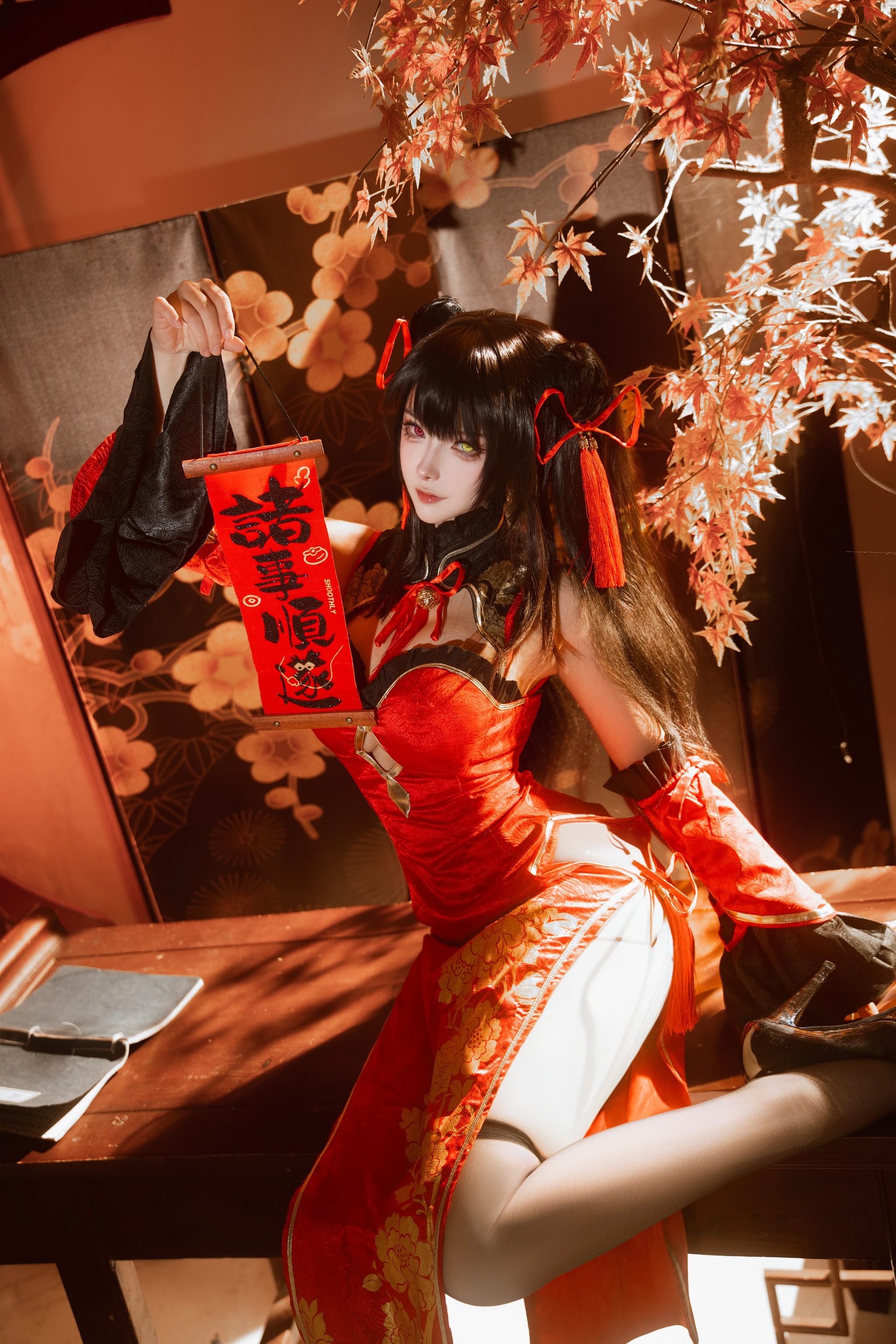 图片[1]-Seya-狮砸 – NO.021 25年01月限定 狂三旗袍1[12P]-XikXak